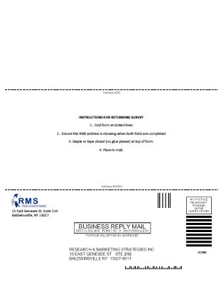 mail survey response rates