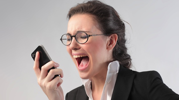 telemarketing market research angry